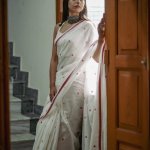 white cross stitch blouse